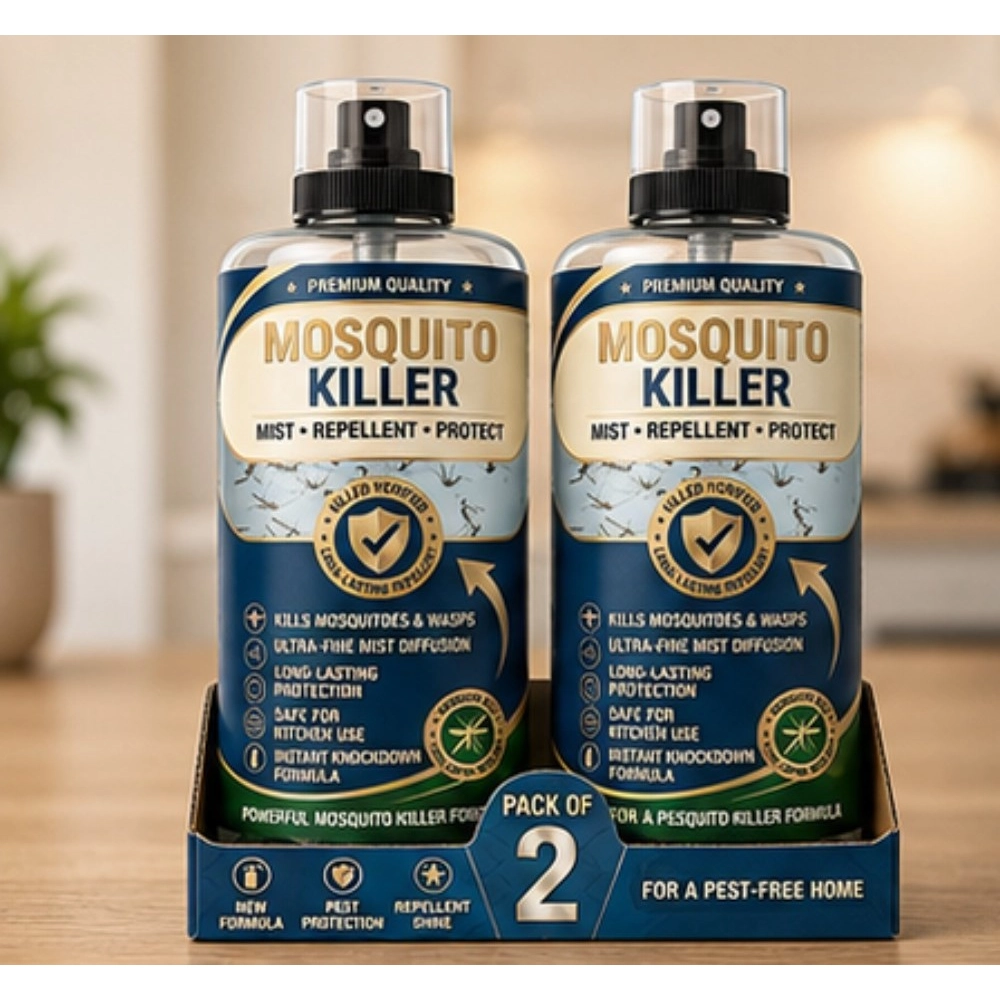 Generic Pack of 2 Mosquito Killer Liquid Spray Bottles 100 ML - Image 3