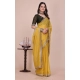 Generic Women's Georgette Embellished Saree With Unstitched Blouse 5.5Mtr (Yellow) Generic Women's Georgette Embellished Saree With Unstitched Blouse 5.5Mtr (Yellow)