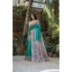 Generic Women's Faux_Tussar Geometric_Print Saree With Unstitched Blouse 5.5Mtr (Rama_Green) Generic Women's Faux_Tussar Geometric_Print Saree With Unstitched Blouse 5.5Mtr (Rama_Green)