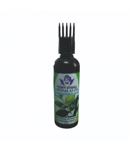 Generic Devi Herbal Vetpalai 100 ML Oil - Anti-Dandruff And Psoriasis Relief Oil