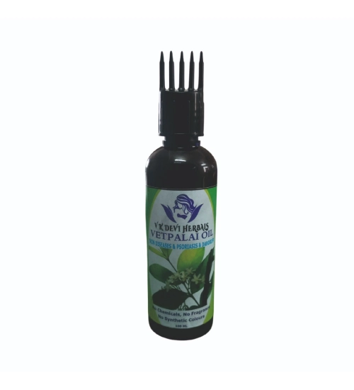 Generic Devi Herbal Vetpalai 100 ML Oil - Anti-Dandruff And Psoriasis Relief Oil