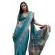 Generic Women's Silk_Blend Butti Pattern Saree With Unstitched Blouse 5.5Mtr (Teal)
