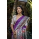 Generic Women's Faux_Tussar Geometric_Print Saree With Unstitched Blouse 5.5Mtr (Purple) Generic Women's Faux_Tussar Geometric_Print Saree With Unstitched Blouse 5.5Mtr (Purple)