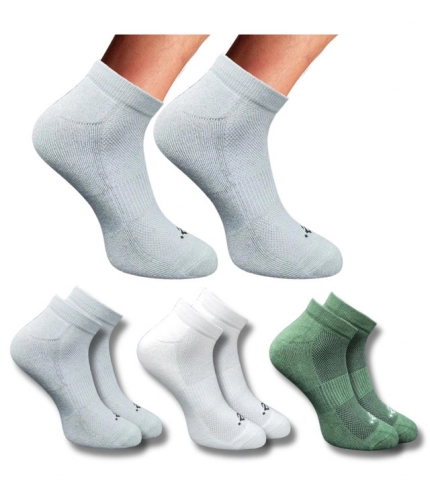 Generic 3_Pair Set Unisex Casual Cotton Printed Low Cut Socks (Multicolor)