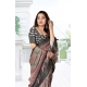 Generic Women's Cotton Silk Floral Printed Saree With Unstitched Blouse 5.5Mtr (Grey-Black) Generic Women's Cotton Silk Floral Printed Saree With Unstitched Blouse 5.5Mtr (Grey-Black)
