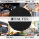 Generic Cotton Pack Of_2 Rope Drink Coasters 4 Pcs Set (Black) Generic Cotton Pack Of_2 Rope Drink Coasters 4 Pcs Set (Black)