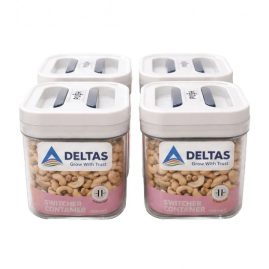 Generic Pack of 4 Switchers Airtight Storage Container Set 500 ML (White) Generic Pack of 4 Switchers Airtight Storage Container Set 500 ML (White)