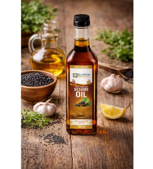 Generic Surya Ganth Cold Pressed Sesame Oil (Natural Sedimentation)