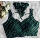 Generic Women's Silk Embellished Sweetheart Neck Sleeveless Readymade Padded Blouse (Green, Size 38) Generic Women's Silk Embellished Sweetheart Neck Sleeveless Readymade Padded Blouse (Green, Size 38)