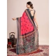 Generic Women's Semi Cotton Digital Print Saree With Unstitched Blouse 5.5Mtr (Red) Generic Women's Semi Cotton Digital Print Saree With Unstitched Blouse 5.5Mtr (Red)