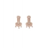 Generic Women's Brass Silver Plated Drop Earrings (White) Generic Women's Brass Silver Plated Drop Earrings (White)