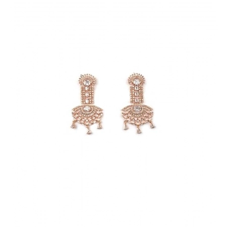 Generic Women's Brass Silver Plated Drop Earrings (White) Generic Women's Brass Silver Plated Drop Earrings (White)