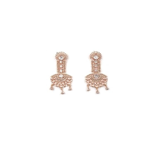 Generic Women's Brass Silver Plated Drop Earrings (White) Generic Women's Brass Silver Plated Drop Earrings (White)