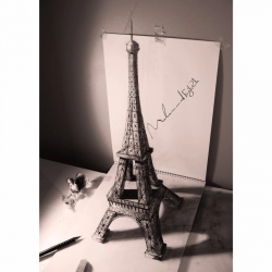 Paris Effeltower 3D Drawing Mobile Case Cover Paris Effeltower 3D Drawing Mobile Case Cover