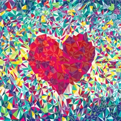 Digital Love pattern Effect Mobile Case Cover Digital Love pattern Effect Mobile Case Cover