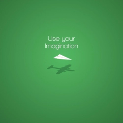 Green background with thoughts Mobile Case Cover