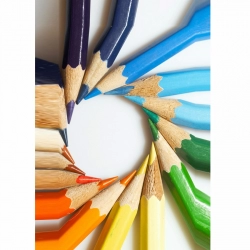 Colorful pencil with round shape Mobile Case Cover Colorful pencil with round shape Mobile Case Cover