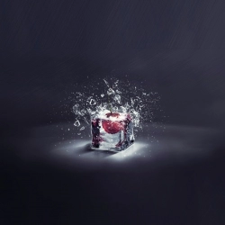 Spark Ice Apple Effect Mobile Case Cover