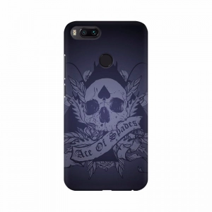 Dark Skull and the flower Mobile Case Cover