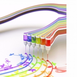 Colorful Line Drawing Mobile Case Cover Colorful Line Drawing Mobile Case Cover