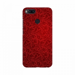 Red Floral wallpaper Mobile Case Cover