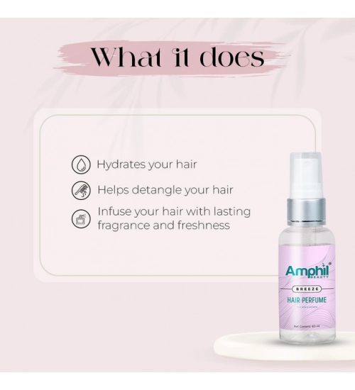 Generic Amphil beauty Breeze Unisex Hair perfume 60 ml | Alcohol Free | Water Based | Paraben Free