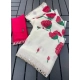 Generic Women's Georgette Embellished Saree With Unstitched Blouse 5.5Mtr (Cream-Red) Generic Women's Georgette Embellished Saree With Unstitched Blouse 5.5Mtr (Cream-Red)