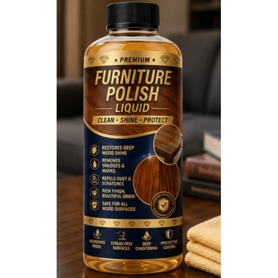 Generic Pack of 2 Furniture Polish Liquid Bottles 100 ML