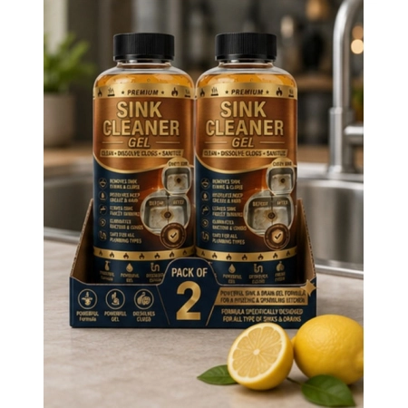 Generic Pack of 2 Sink Cleaner Gel Bottles 100 ML