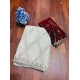 Generic Women's Slik Embellished Saree With Unstitched Blouse 5.5Mtr (White)