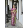 Generic Women's Faux_Tussar Ikat Saree With Unstitched Blouse 5.5Mtr (Green)