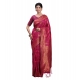 Generic Women's Silk Printed Saree With Unstitched Blouse 5.5Mtr (Magenta) Generic Women's Silk Printed Saree With Unstitched Blouse 5.5Mtr (Magenta)