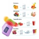 Generic Plastic Solid Electric USB Juicer (Purple)