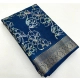 Generic Women's Cotton Silk Floral Printed Saree With Unstitched Blouse 5.5Mtr (Blue) Generic Women's Cotton Silk Floral Printed Saree With Unstitched Blouse 5.5Mtr (Blue)