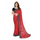 Generic Women's Georgette Printed Saree With Unstitched Blouse 5.5Mtr (Red) Generic Women's Georgette Printed Saree With Unstitched Blouse 5.5Mtr (Red)