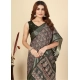 Generic Women's Cotton Blend Printed Saree With Unstitched Blouse 5.5Mtr (Black) Generic Women's Cotton Blend Printed Saree With Unstitched Blouse 5.5Mtr (Black)