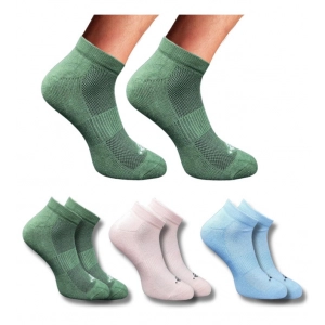 Generic 3_Pair Set Unisex Casual Cotton Printed Low Cut Socks (Multicolor)