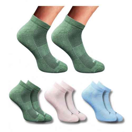 Generic 3_Pair Set Unisex Casual Cotton Printed Low Cut Socks (Multicolor)