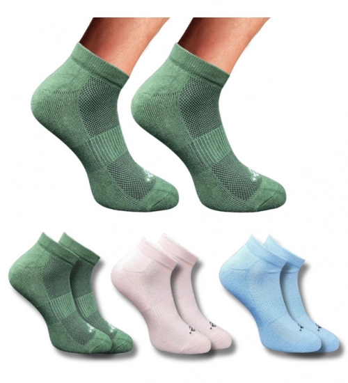 Generic 3_Pair Set Unisex Casual Cotton Printed Low Cut Socks (Multicolor)