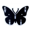 Generic Pack Of 2_Butterfly Key Holder – Decorative Wall Mount Key Organizer (Color: Black)
