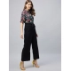 Generic Women's Polyester Floral Short Sleeve Jumpsuit (Multicolor) Generic Women's Polyester Floral Short Sleeve Jumpsuit (Multicolor)