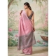 Generic Women's Tissue Silk Solid Saree With Unstitched Blouse 5.5Mtr (Baby Pink) Generic Women's Tissue Silk Solid Saree With Unstitched Blouse 5.5Mtr (Baby Pink)
