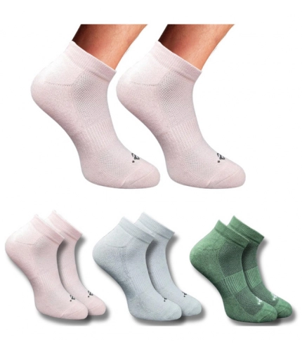 Generic 3_Pair Set Unisex Casual Cotton Printed Low Cut Socks (Multicolor)