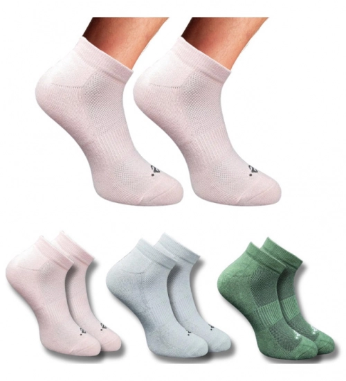 Generic 3_Pair Set Unisex Casual Cotton Printed Low Cut Socks (Multicolor)
