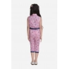 Generic Girl's Cotton Printed Sleeveless Jumpsuit (Pink) Generic Girl's Cotton Printed Sleeveless Jumpsuit (Pink)