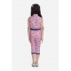 Generic Girl's Cotton Printed Sleeveless Jumpsuit (Pink)