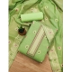 Generic Women's Banarasi Silk Printed Unstitched Salwar Suit Material With Dupatta (Pista, 3Mtrs) Generic Women's Banarasi Silk Printed Unstitched Salwar Suit Material With Dupatta (Pista, 3Mtrs)