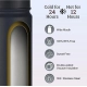 Generic 1000 Ml Double Wall Insulated Stainless Steel Water Bottle With Screw Lid (Black)