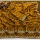Generic Women's Slik Embellished Saree With Unstitched Blouse 5.5Mtr (Yellow)