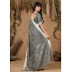 Generic Women's Linen Cotton Printed Saree With Unstitched Blouse 5.5Mtr (Gray) Generic Women's Linen Cotton Printed Saree With Unstitched Blouse 5.5Mtr (Gray)